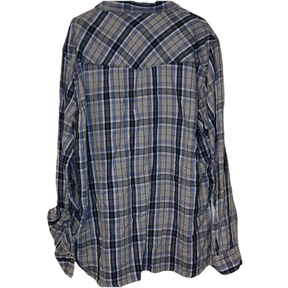 Levi's Mens Shirt Modern Plaid Flannel Long Sleeve Button Up Relaxed Cotton XL‎